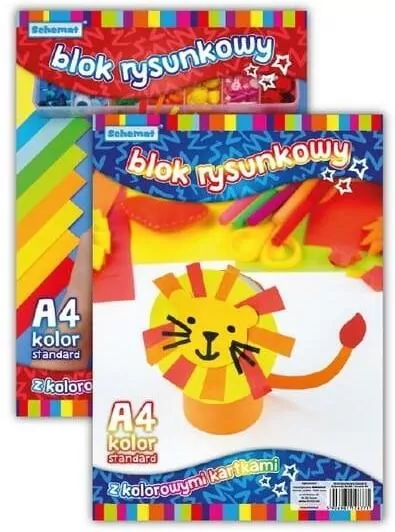 Blok rysunkowy A4/20K 80g kolorowy - tantis.pl