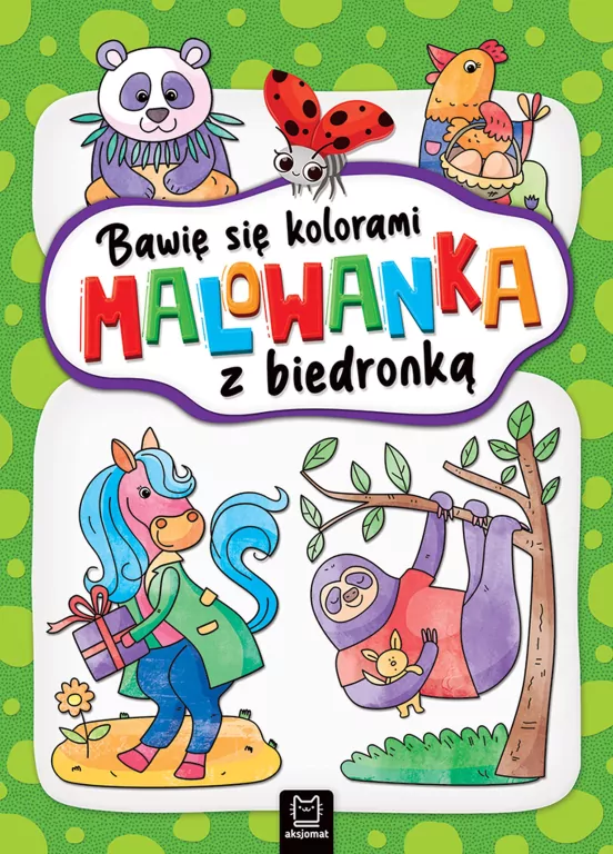 Bawię się kolorami. Malowanka z biedronką - tantis.pl