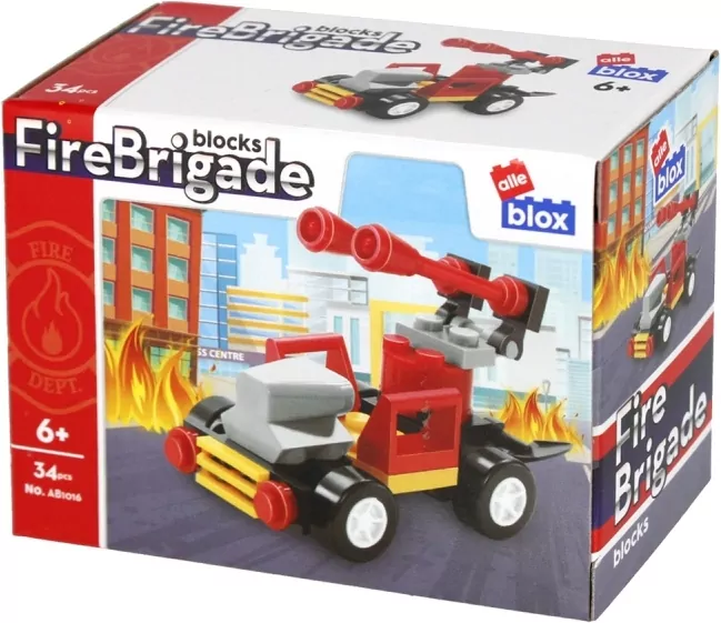 Klocki konstrukcyjne. Straż, 34 elementy - tantis.pl