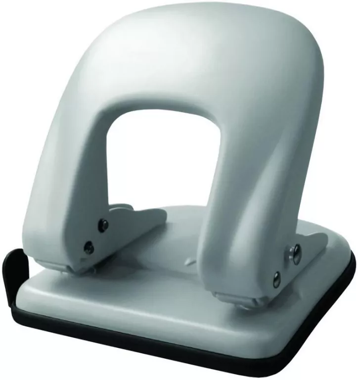 Dziurkacz metalowy. Srebrny. 35 kartek - tantis.pl
