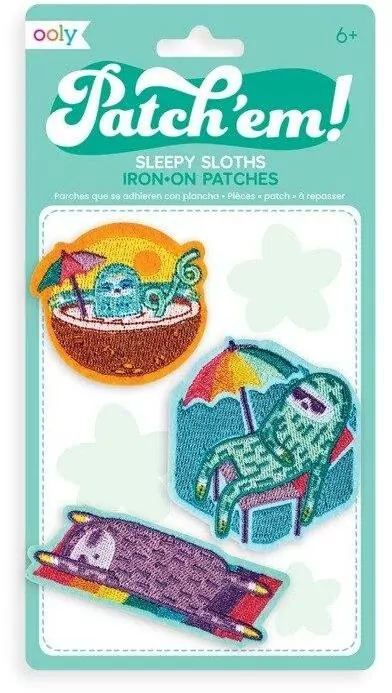 Naprasowanki Patch Em - Śpiące Leniwce - tantis.pl