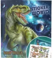 Zestaw kreatywny z naklejkami Dino World 13208A - tantis.pl