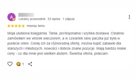 Tantis - opinie Google