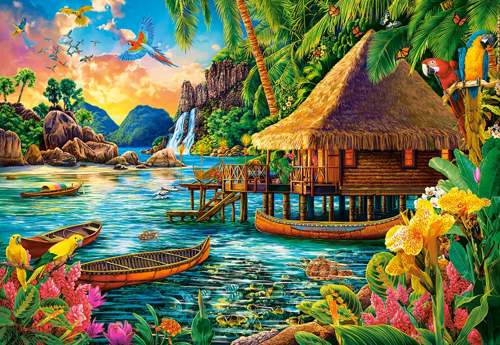 Puzzle 1000. Tropical Island. C-104871 - tantis.pl