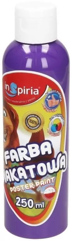Farba plakatowa lawendowa 250ml - tantis.pl