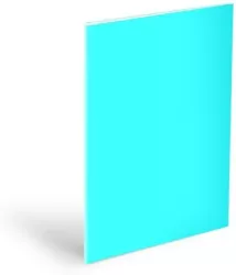 Okładka na zeszyt A4 neon blue 180mic