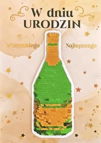 Karnet Urodziny Cekiny - tantis.pl