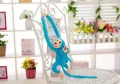 Maskotka małpka z dzieckiem niebieska 90cm - tantis.pl