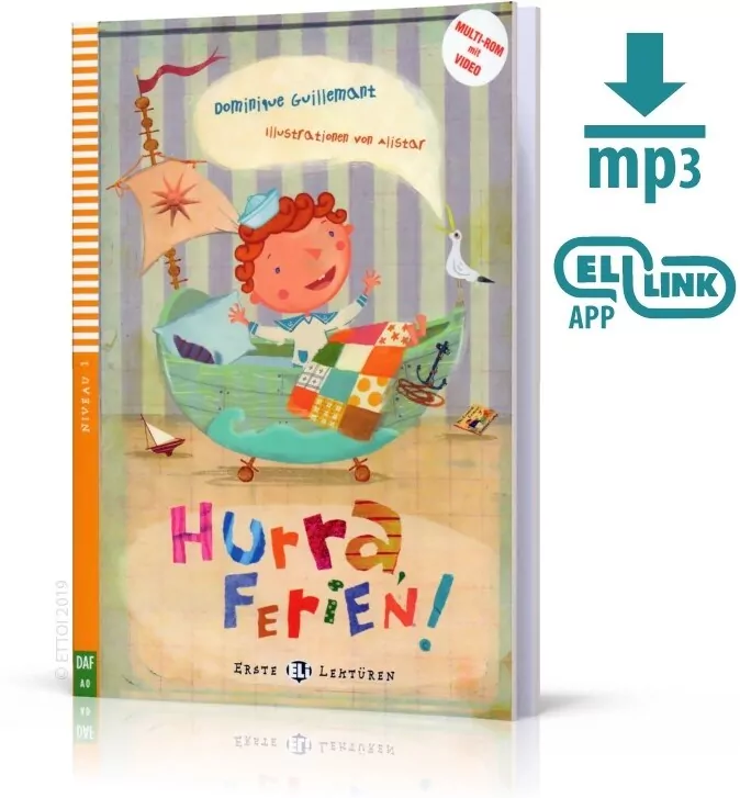 LN Hurra, Ferien !. Książka + audio online Daf A0 - tantis.pl