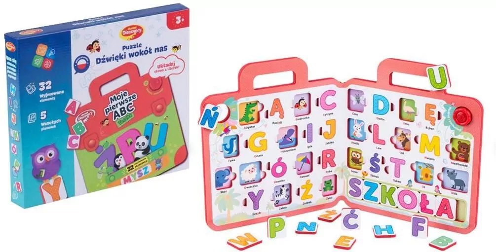 Puzzle dźwięki wokół nas. Moje Pierwsze ABC - tantis.pl