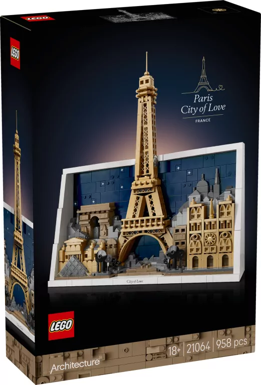 LEGO® Architecture.  Paryż miasto miłości 21064 - tantis.pl