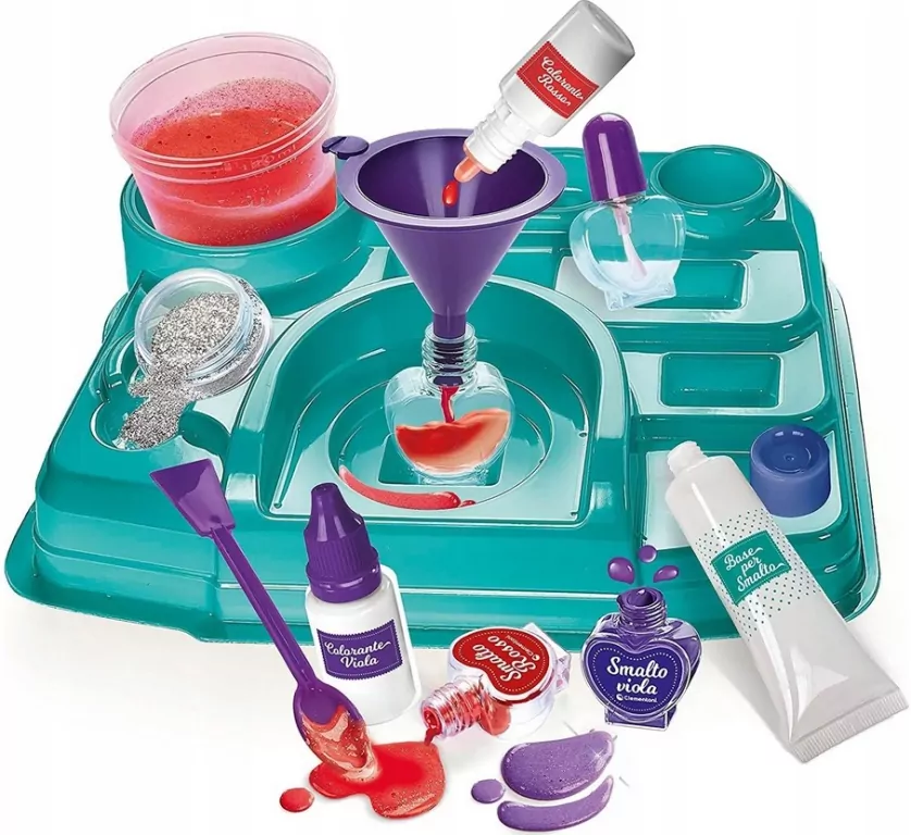 Clementoni. Naukowa zabawa. Kolorowe lakiery - tantis.pl