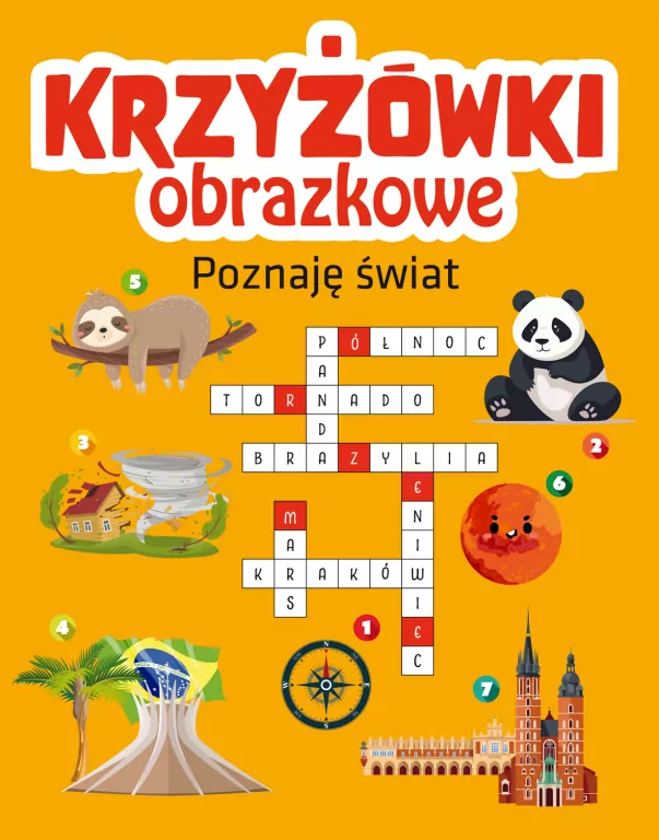 Krzyżówki obrazkowe. Poznaję świat - tantis.pl