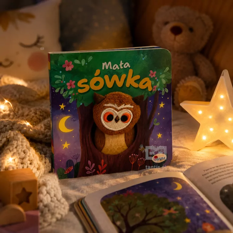 Mała sówka. Kocham Cię. Pacynka - tantis.pl