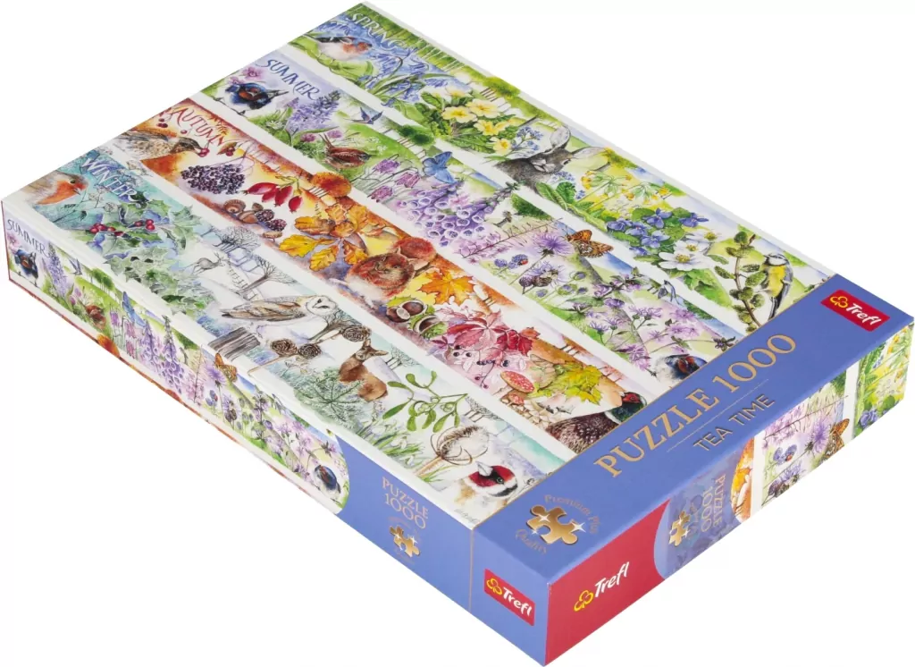 Puzzle 1000 Cztery pory roku TREFL - tantis.pl