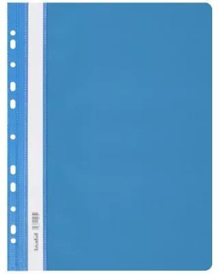 Skoroszyt twardy zawieszany PVC niebieski