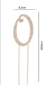 TOPPER NA TORT 0 ZLO CYRKONIE 19CM NER PBH - tantis.pl