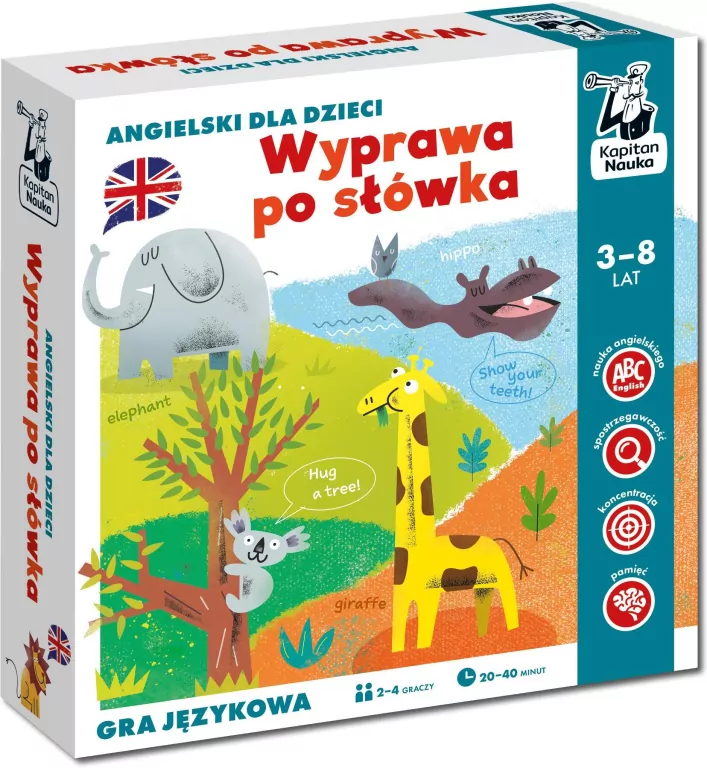 Kapitan Nauka. Angielski dla dzieci. Wyprawa po słówka - tantis.pl