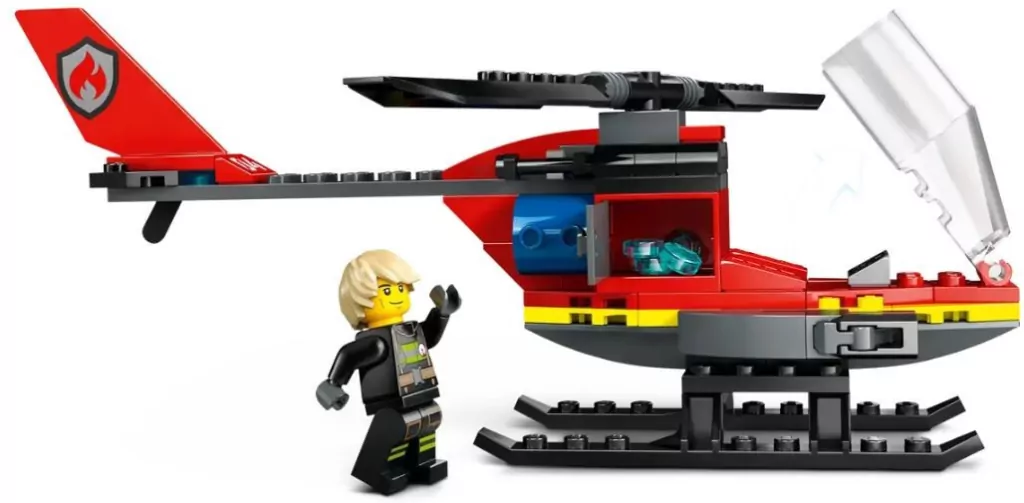 LEGO® City. Strażacki helikopter ratunkowy 60411 - tantis.pl