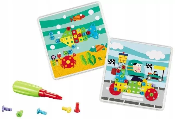 Śrubkowy trening małej rączki. Genialny dzieciak - tantis.pl