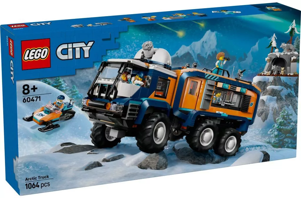 LEGO® City. Ciężarówka z laboratorium arktycznej odkrywczyni 60471 - tantis.pl