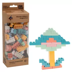 Eko Klocki Małych Geniuszy. 120 elementów. Płytki