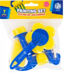 Zestaw gąbek i wałków do malowania