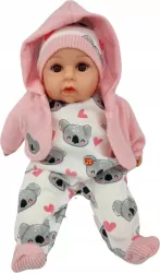 Lalka bobas mówi i śpiewa 45cm