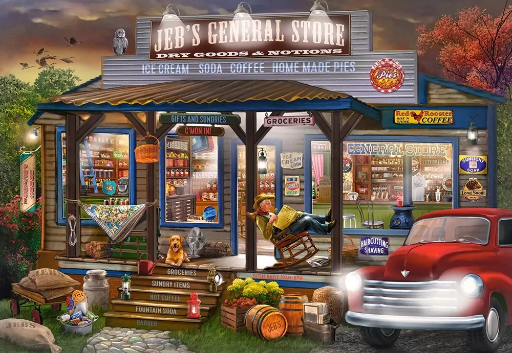 Puzzle 1000. Jeb's general store - tantis.pl