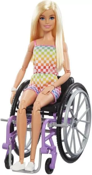 Lalka Barbie Fashonistas na wózku - tantis.pl