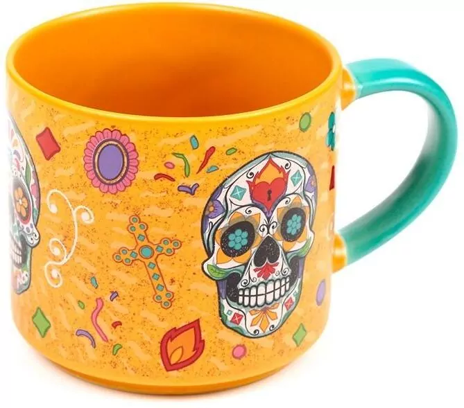 Kubek porcelanowy duży - Day of the Dead - tantis.pl