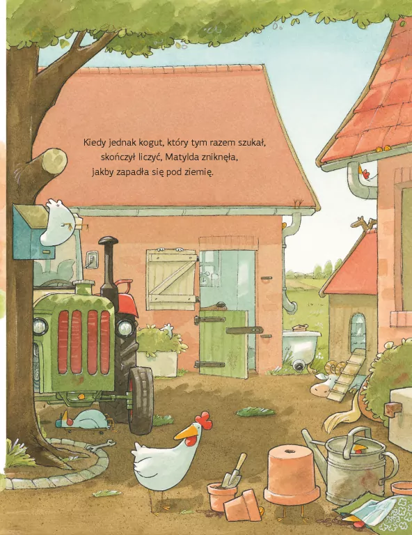 Krowa Matylda bawi się w chowanego - tantis.pl