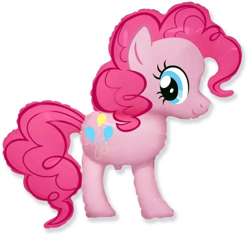 Balon foliowy Kucyki My Little Pony Pink 60cm - tantis.pl