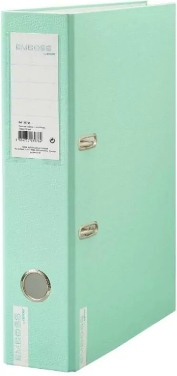 Segregator A4/2R 8cm z dźwignią. Green Emboss - tantis.pl