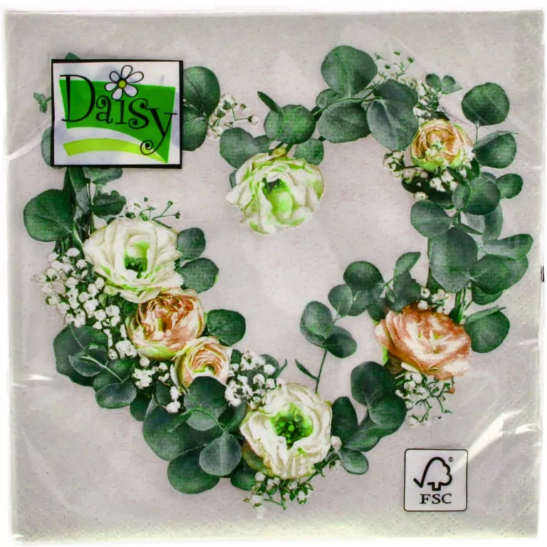 SERWETKA PAP 3W 330X330 KWIAT 40501 PM OP - tantis.pl