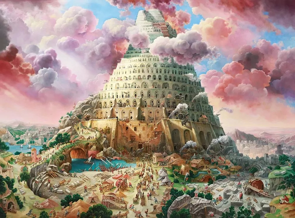 Puzzle 3000. Wieża Babel - tantis.pl
