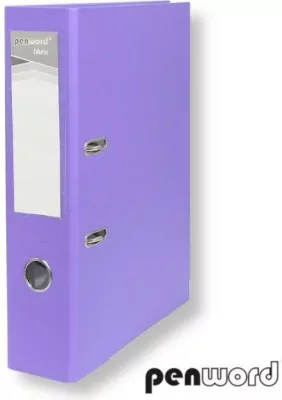 Segregator A4 z okuciem 7,5cm fioletowy