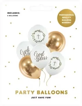 Balony 30cm God Bless mix - tantis.pl