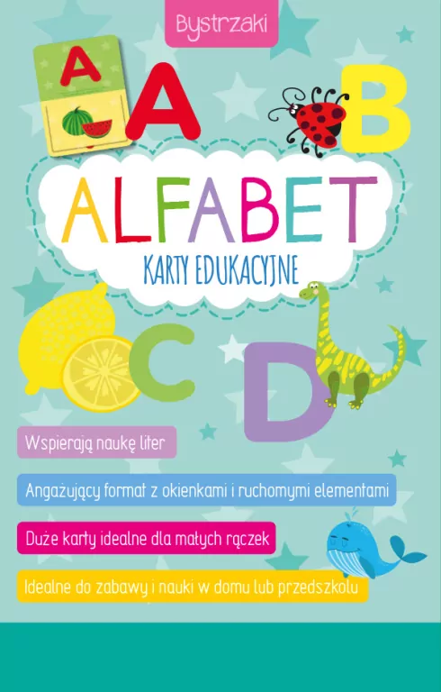 Bystrzaki. Alfabet. Karty edukacyjne - tantis.pl