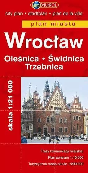 Plan Miasta DAUNPOL. Wrocław - tantis.pl