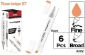 Marker Chromax z 2 końcówk. rose beige 97 - tantis.pl