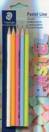 Ołówek HB Pastel 5 sztuk STAEDTLER - tantis.pl