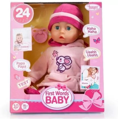 Bayer. Lalka bobas interaktywna, 38cm