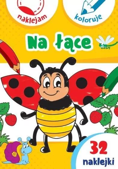 Na łące. Naklejam i koloruję - tantis.pl