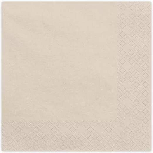 Serwetki papierowe beż 33x33cm - tantis.pl