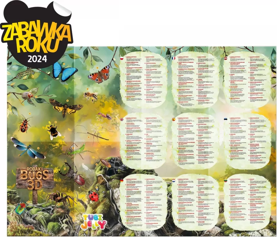 Tubi Jelly 6 kol + akwarium. Robaki - tantis.pl