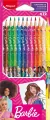 Maped. Kredki Barbie, 12 sztuk - tantis.pl
