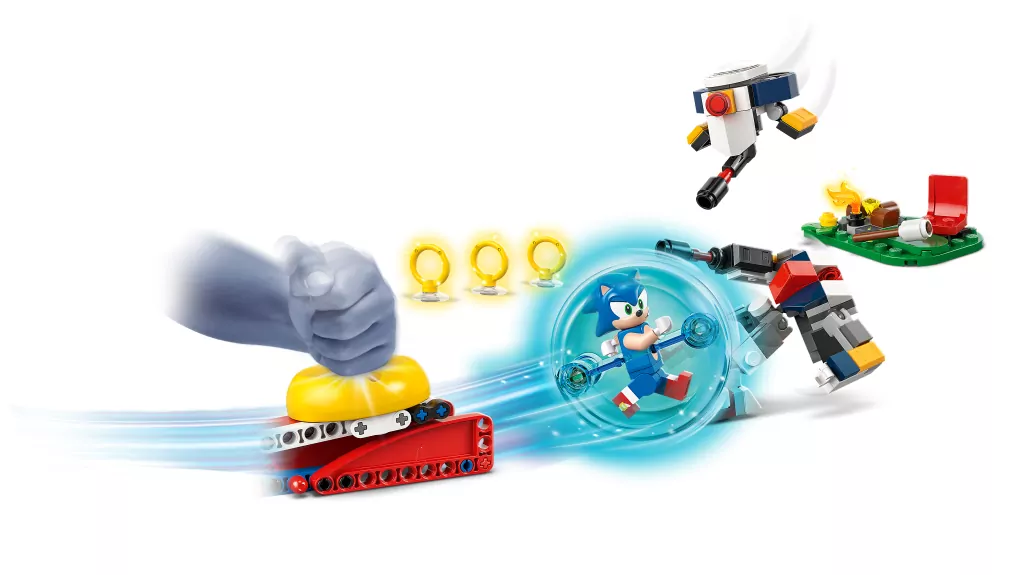 LEGO® Sonic The Hedgehog. Sonic i biwakowa bitwa 77001 - tantis.pl