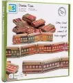 BS toys drewniany pociąg domino - tantis.pl