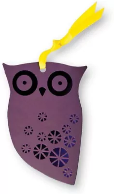 Zakładka do książek ze wstążką - Sowa Jagoda